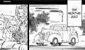 The Muscat family in the manga before the car accident